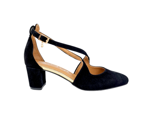 Prestige czółenka 2222/OBL K-Zamsz