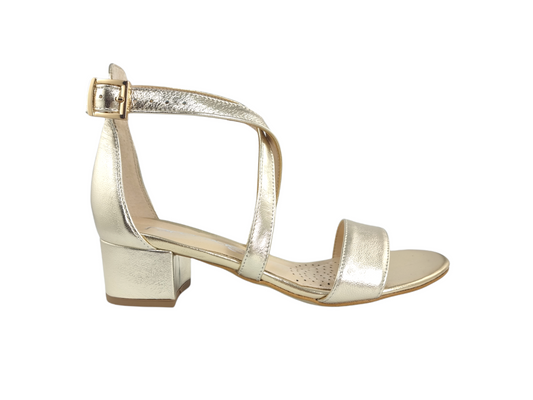 Prestige sandały 2052/OBL/P3 Złote-Lico