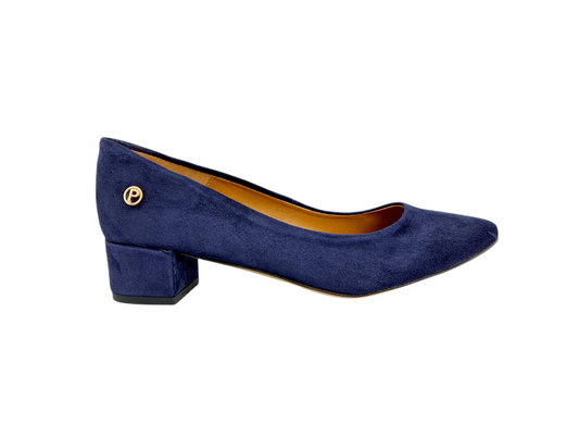 Prestige czółenka 2043/OBL Granat-Zamsz