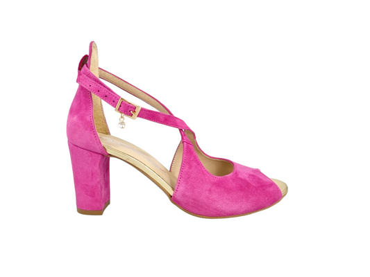 Prestige sandały 2080/OBL/N Fuksja-Zamsz